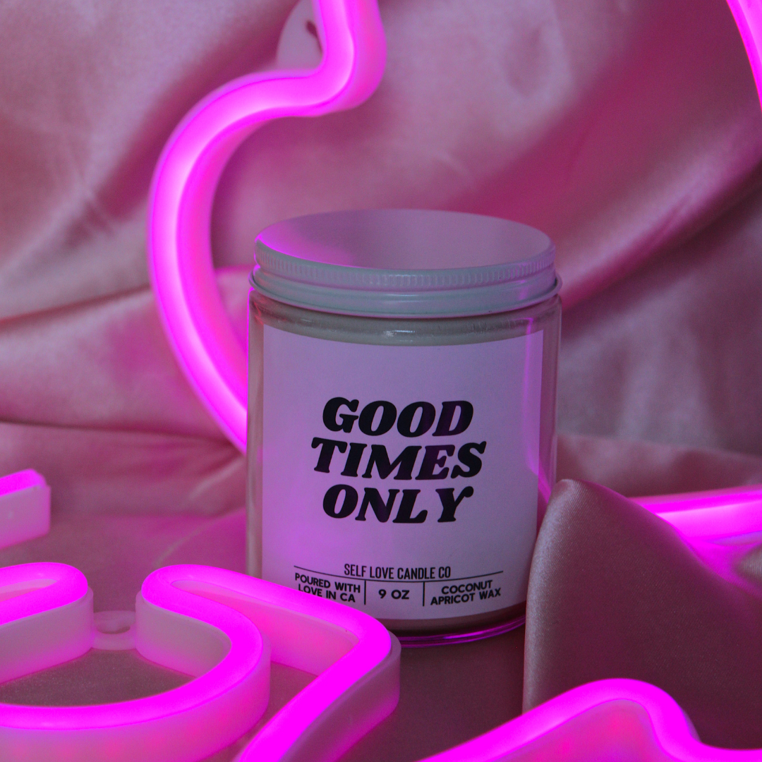 "High Vibes Only" Candle