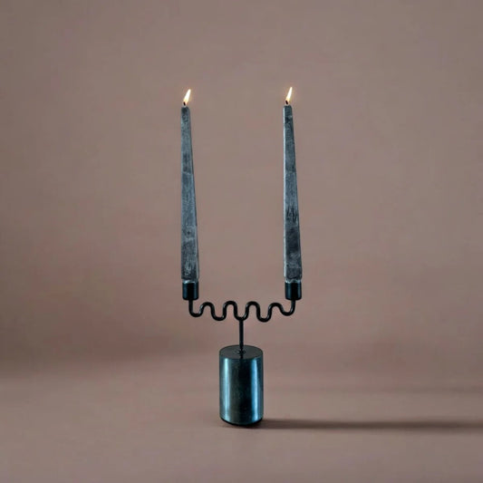 Handcrafted Lila Candle Holder
