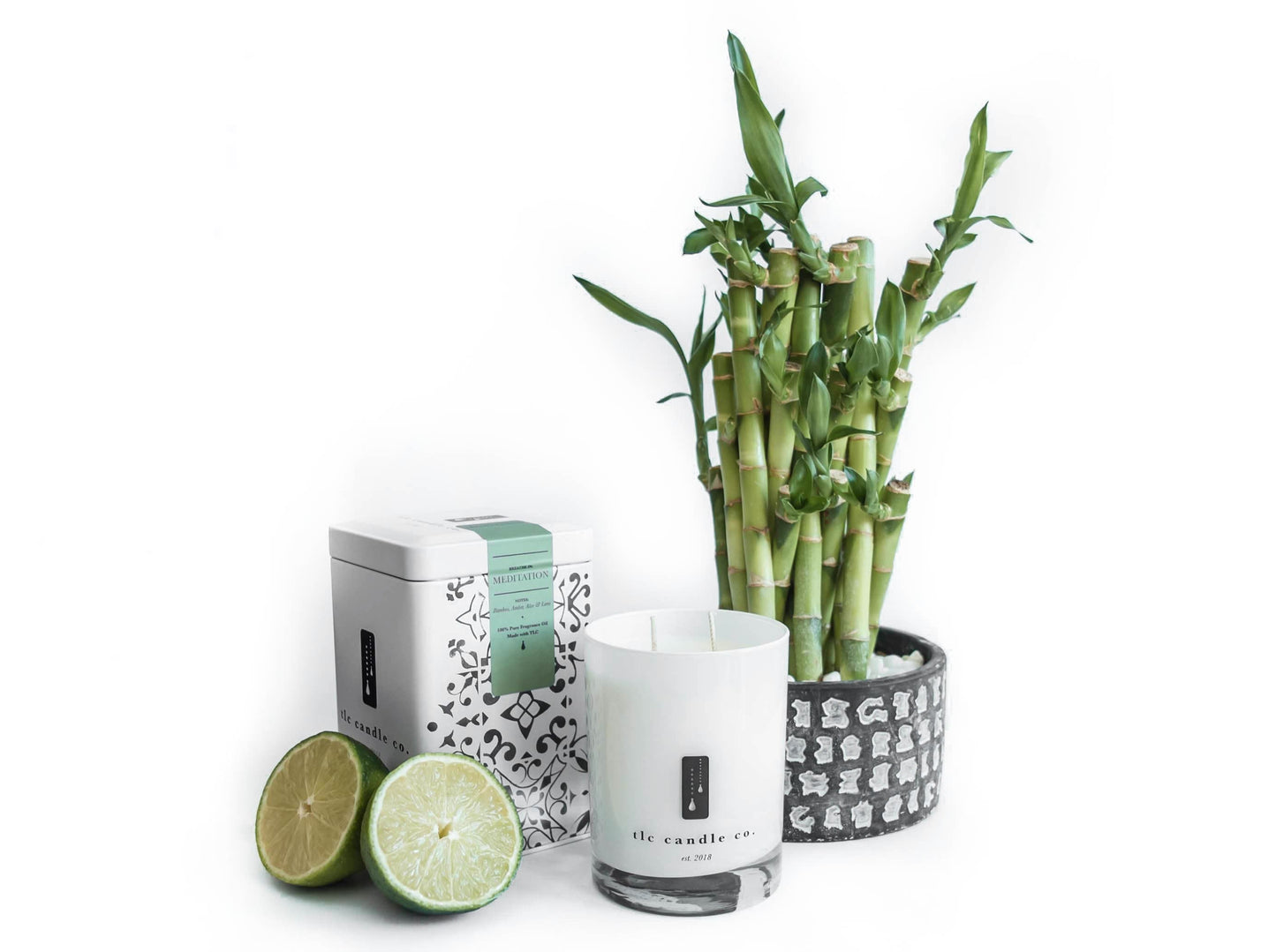 Meditation - Bamboo, Amber & Aloe Soy Candle