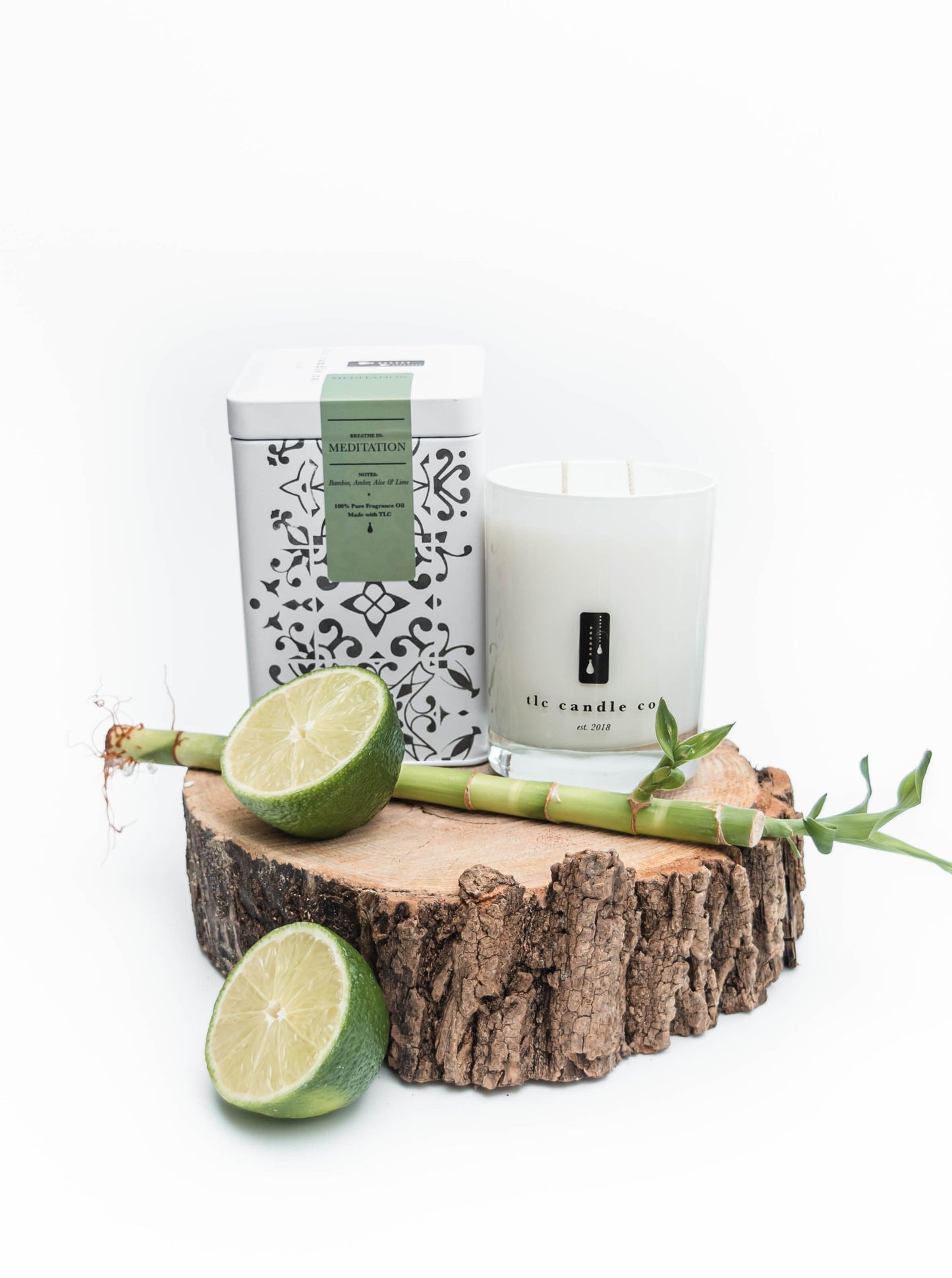 Meditation - Bamboo, Amber & Aloe Soy Candle